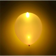 Guld/SÃ¸lv LED 11" latex balloner - 5-Pack